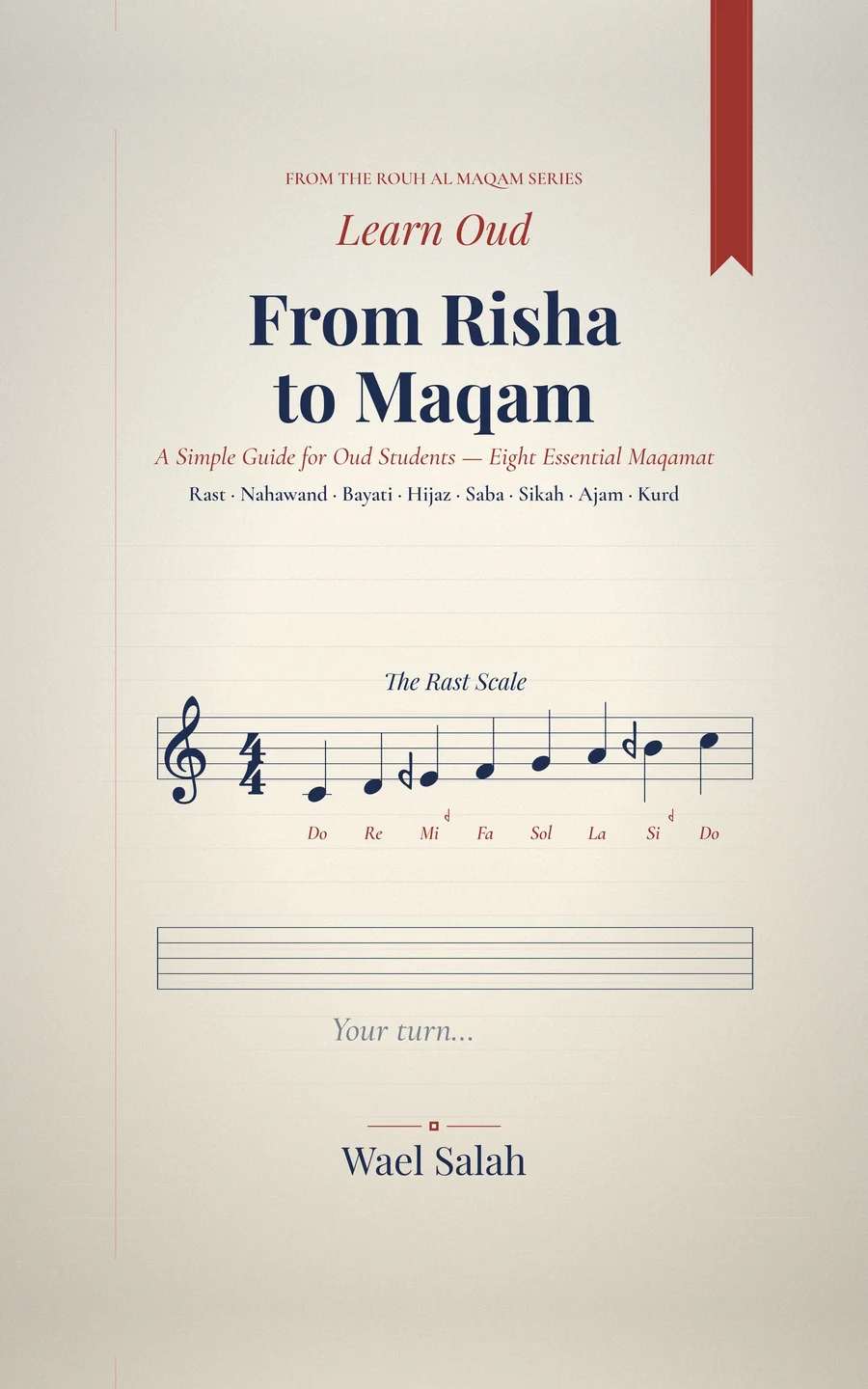 Cover of Learn Oud: From Risha to Maqam by Wael Salah